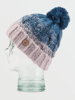 Gradient Hand Knit Beanie - Amethyst Smoke