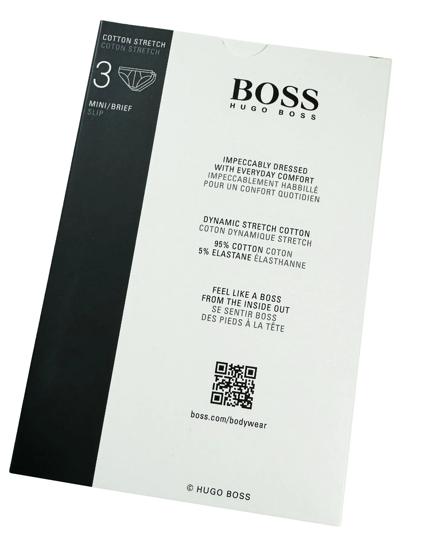 Hugo Boss Men Underwear 3 Pack Stretch Cotton Mini Brief S SALE