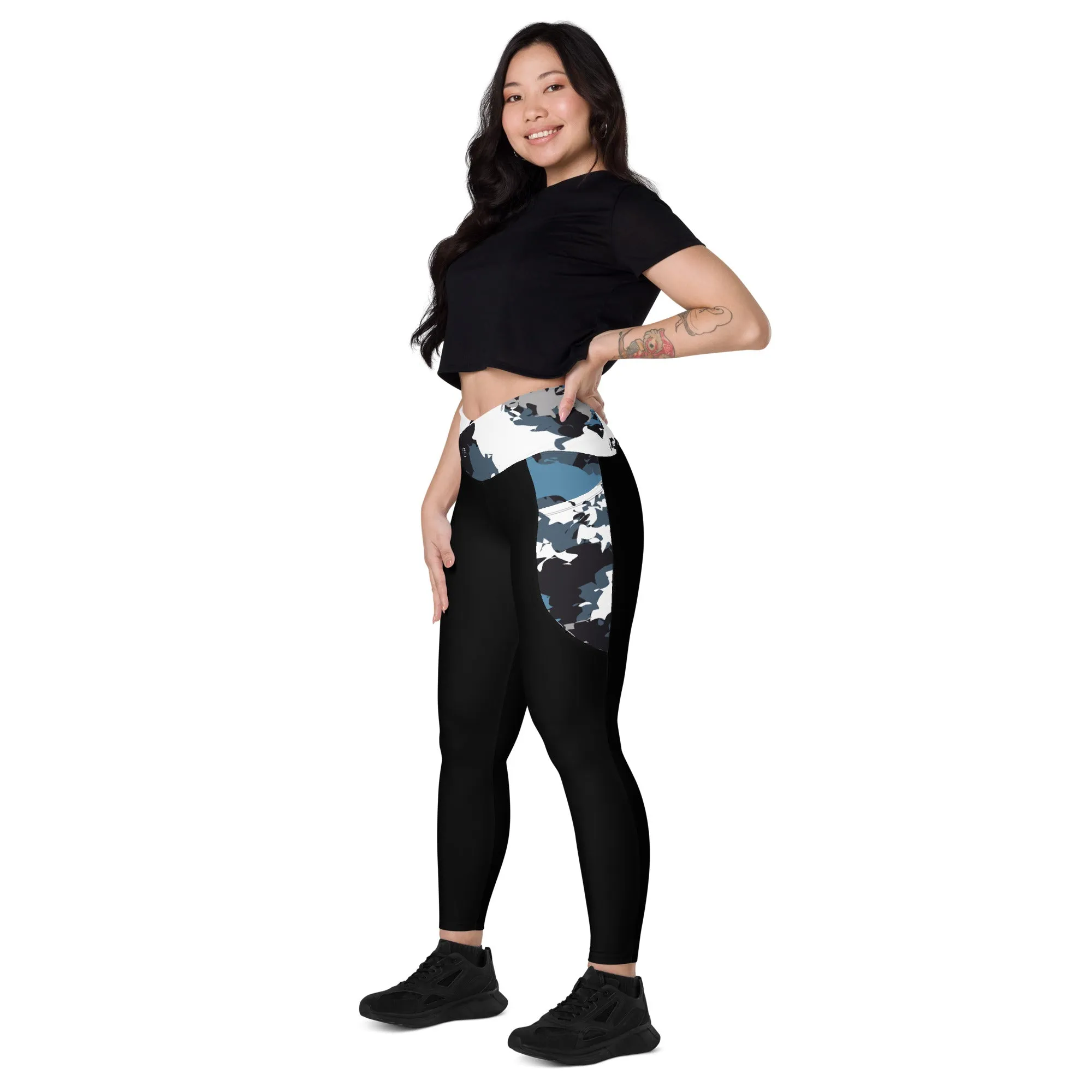 Humble Sportswear™ Trinity Black Pocket Leggings