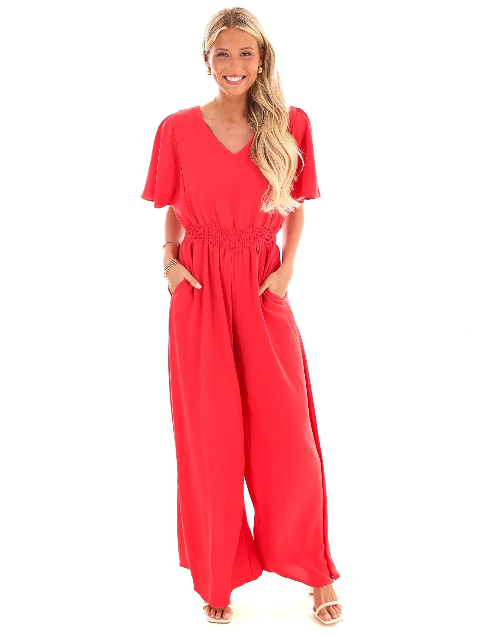 I'll Be There Wide Leg Jumpsuit