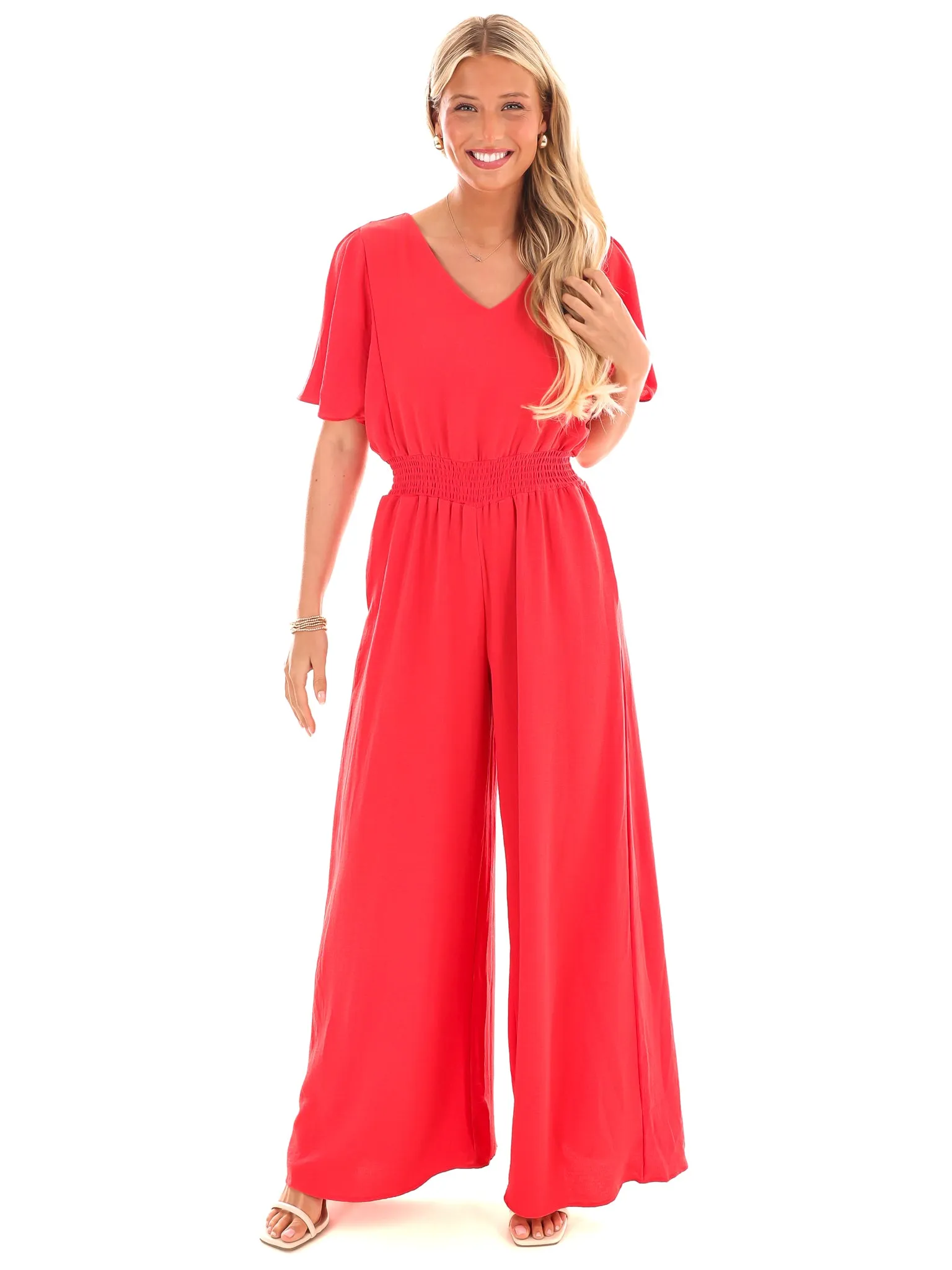 I'll Be There Wide Leg Jumpsuit