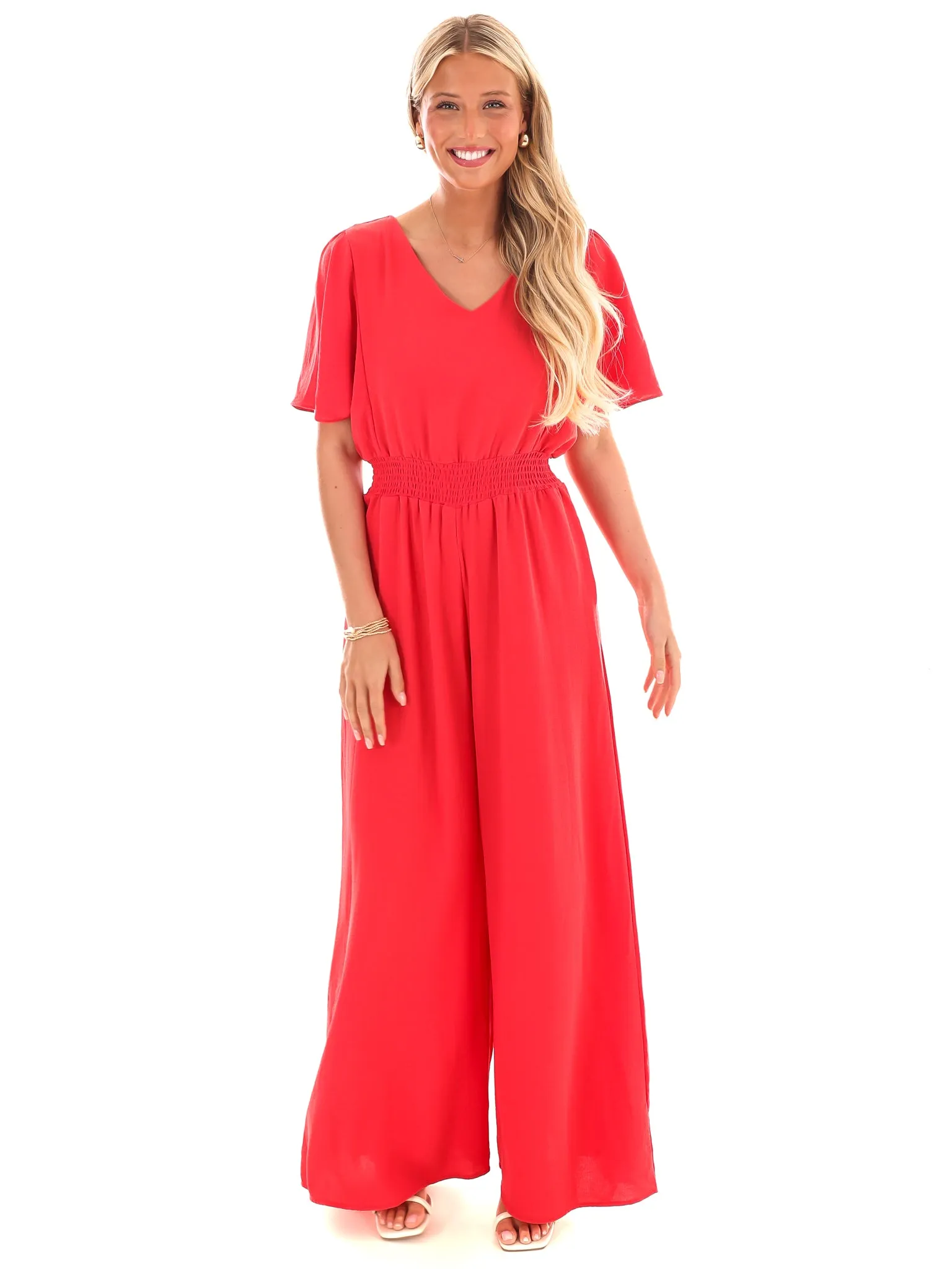 I'll Be There Wide Leg Jumpsuit