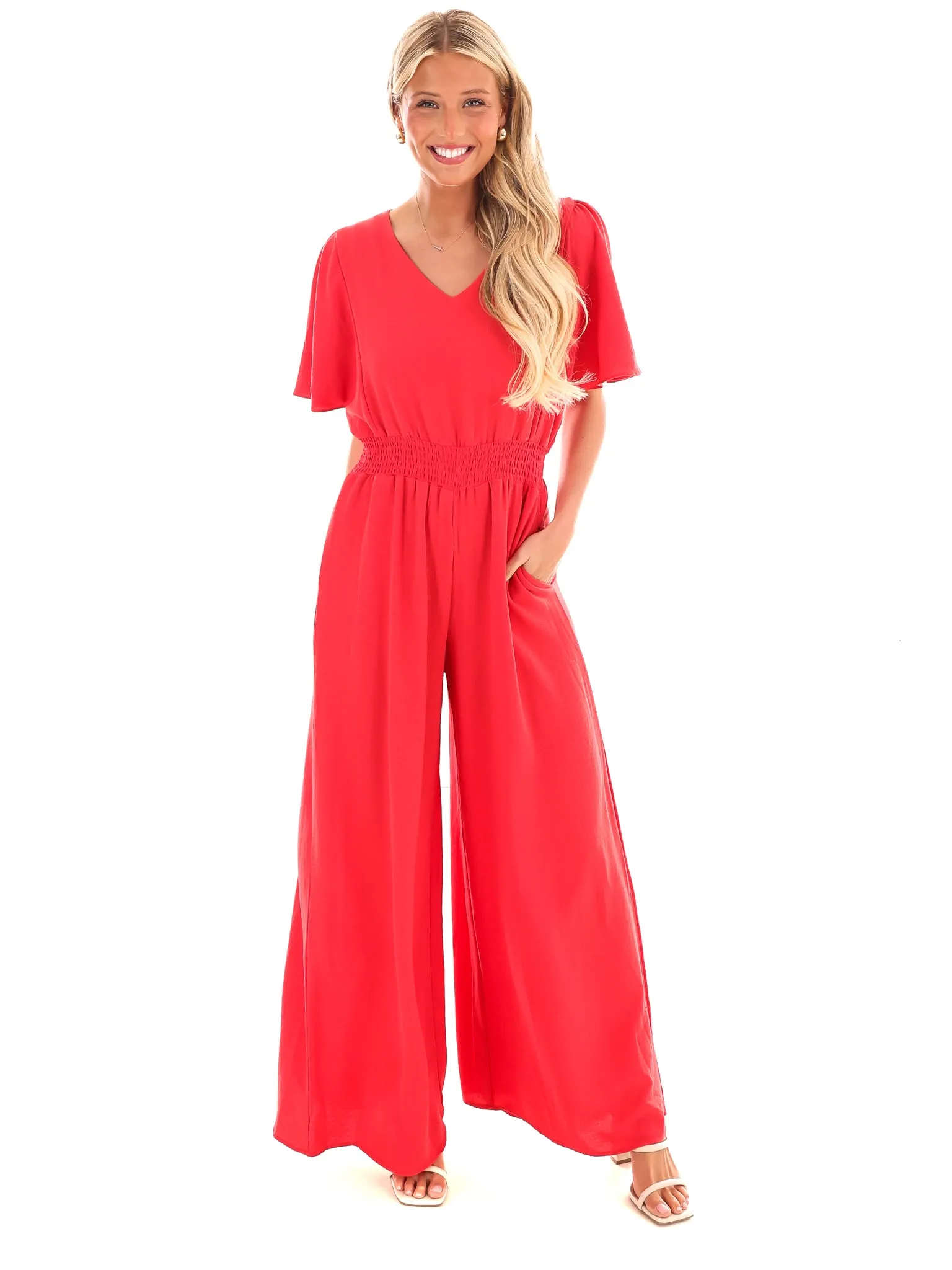 I'll Be There Wide Leg Jumpsuit