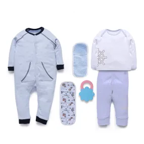Infant Essentials Gift Set B - 6Pcs - Blue