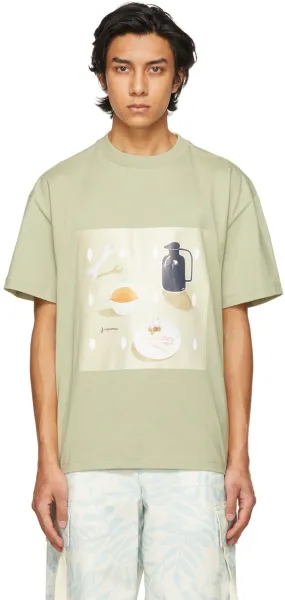 Jacquemus Green 'Le T-Shirt Tableau' T-Shirt