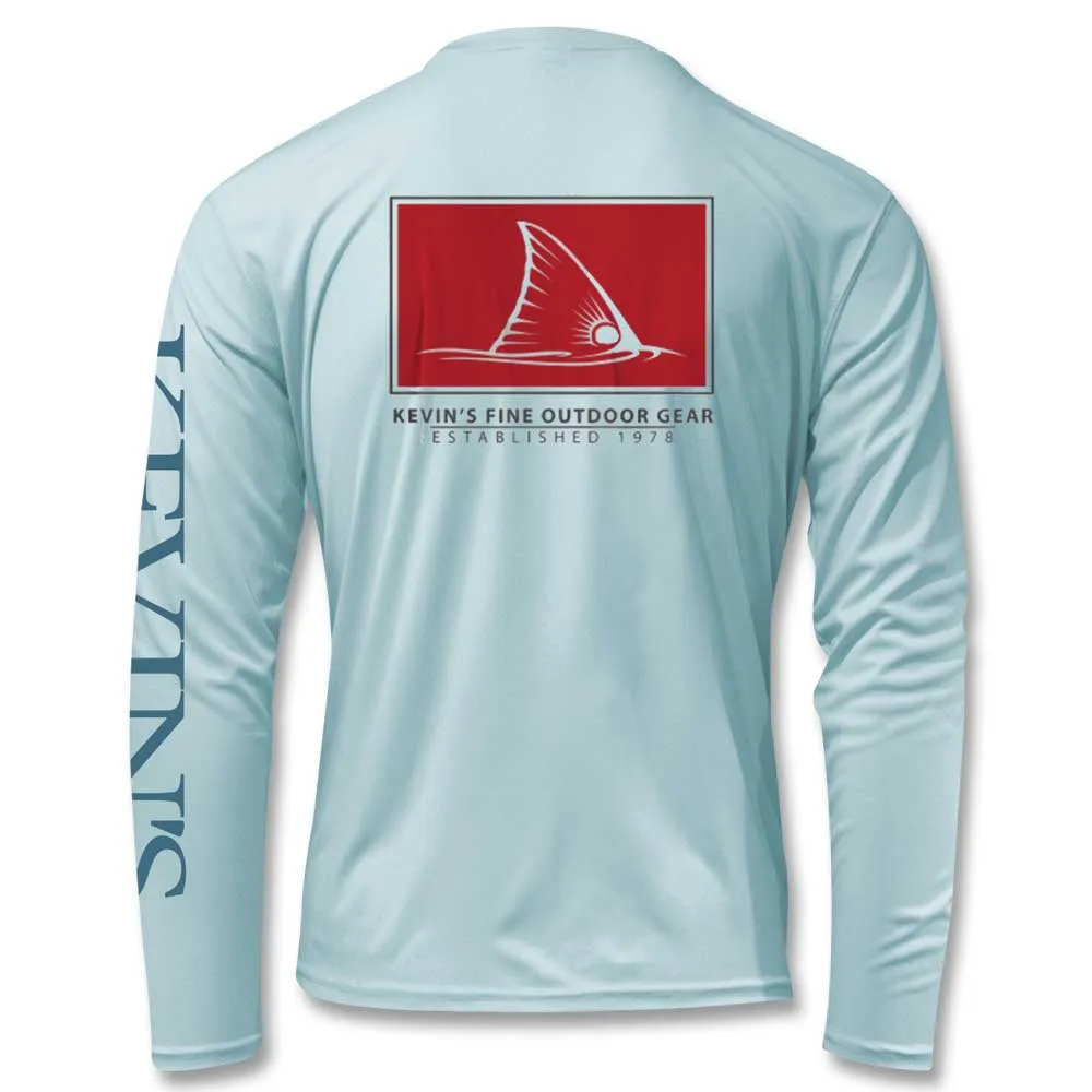 Kevin's Long Sleeve Performance Red Fish T-Shirt