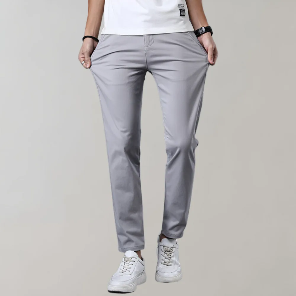 Konrad - Slimme casual chino broek