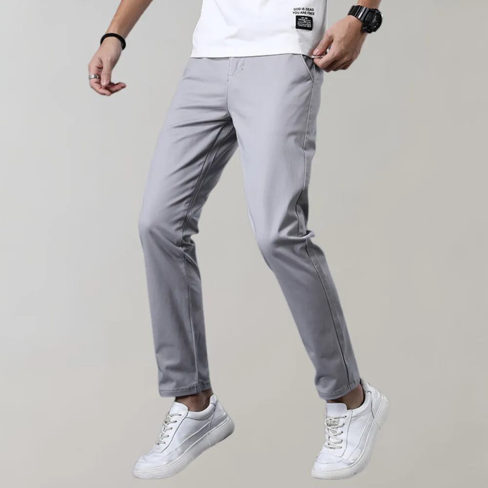 Konrad - Slimme casual chino broek