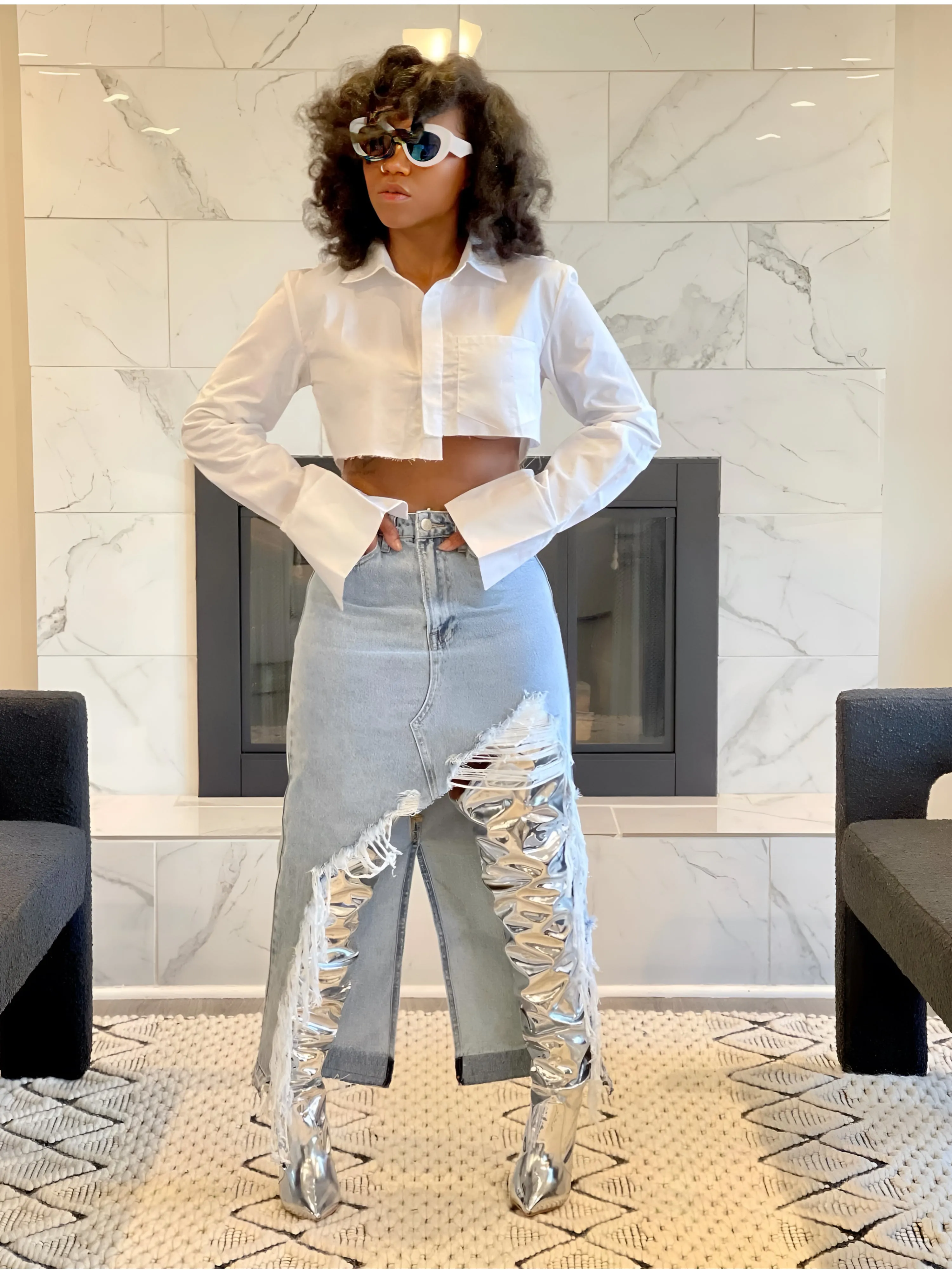 Laurel Denim Skirt