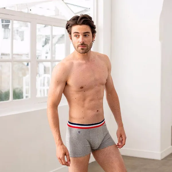 Le Slip Français | Boxer Short (Grau Meliert) - S