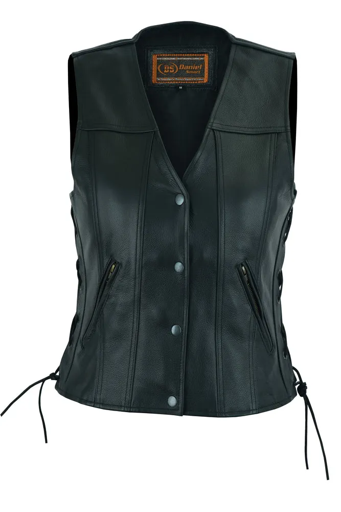 Leather Women's Soft Premium Leather Vest