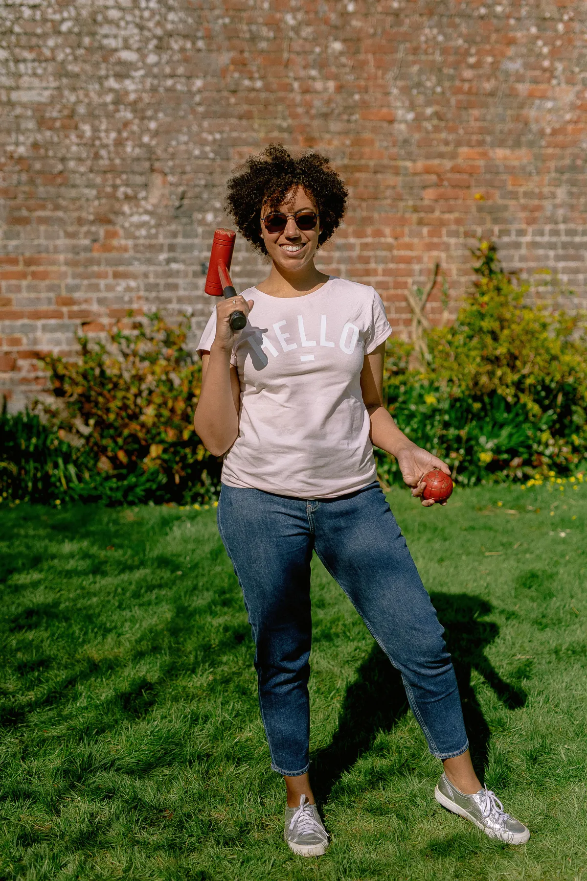 Light Pink Hello T-Shirt