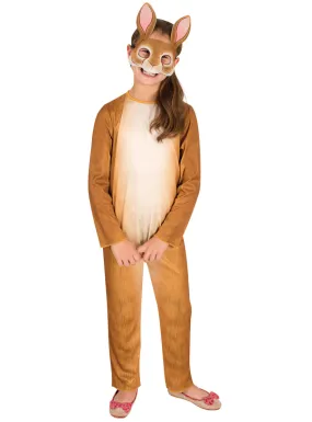 Lil Brown Bunny Rabbit Girls Costume Jumpsuit