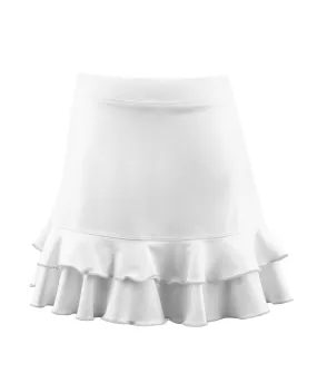 Lilac Lane White Ruffle Skirt
