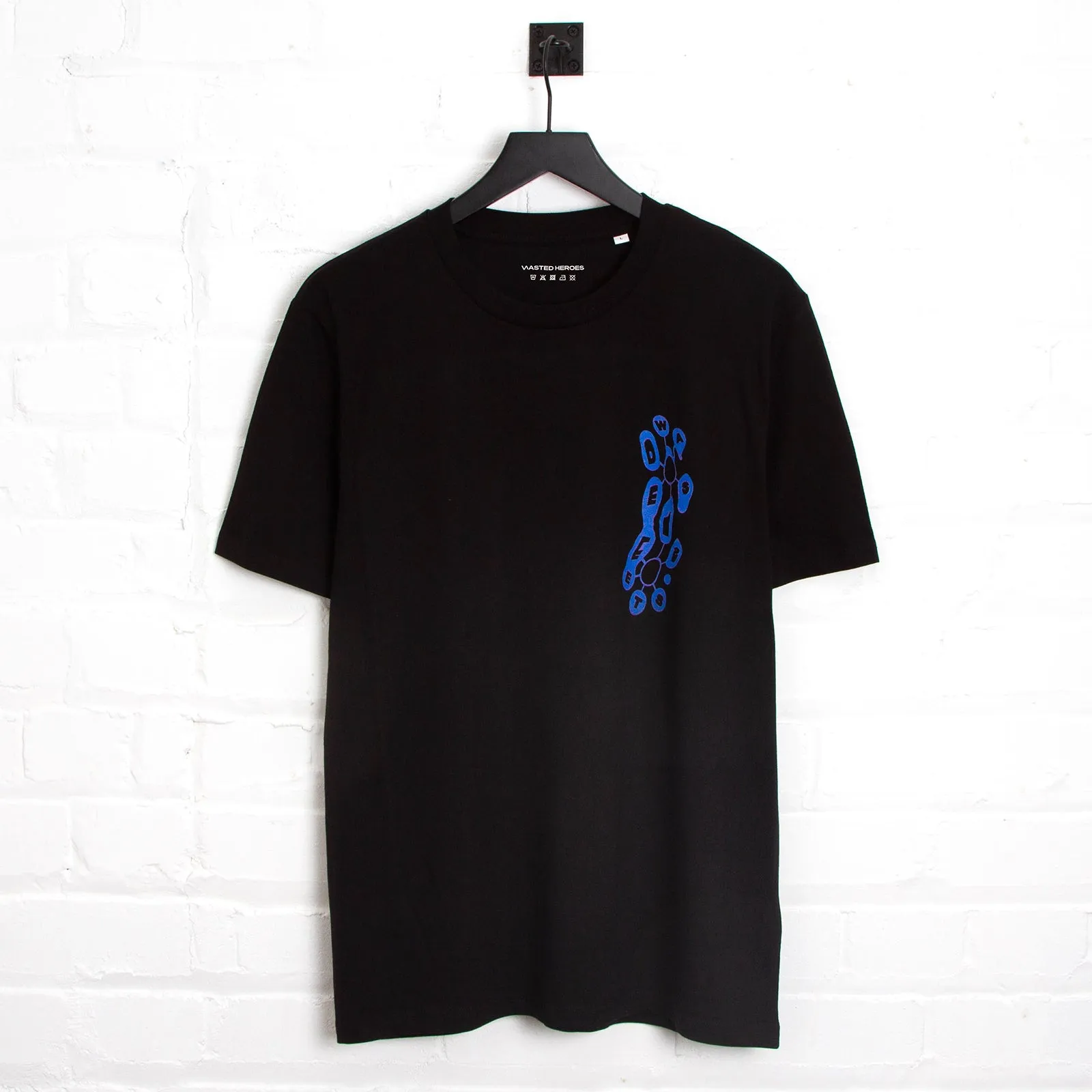 Liquid Logo Back Print - Tshirt - Black