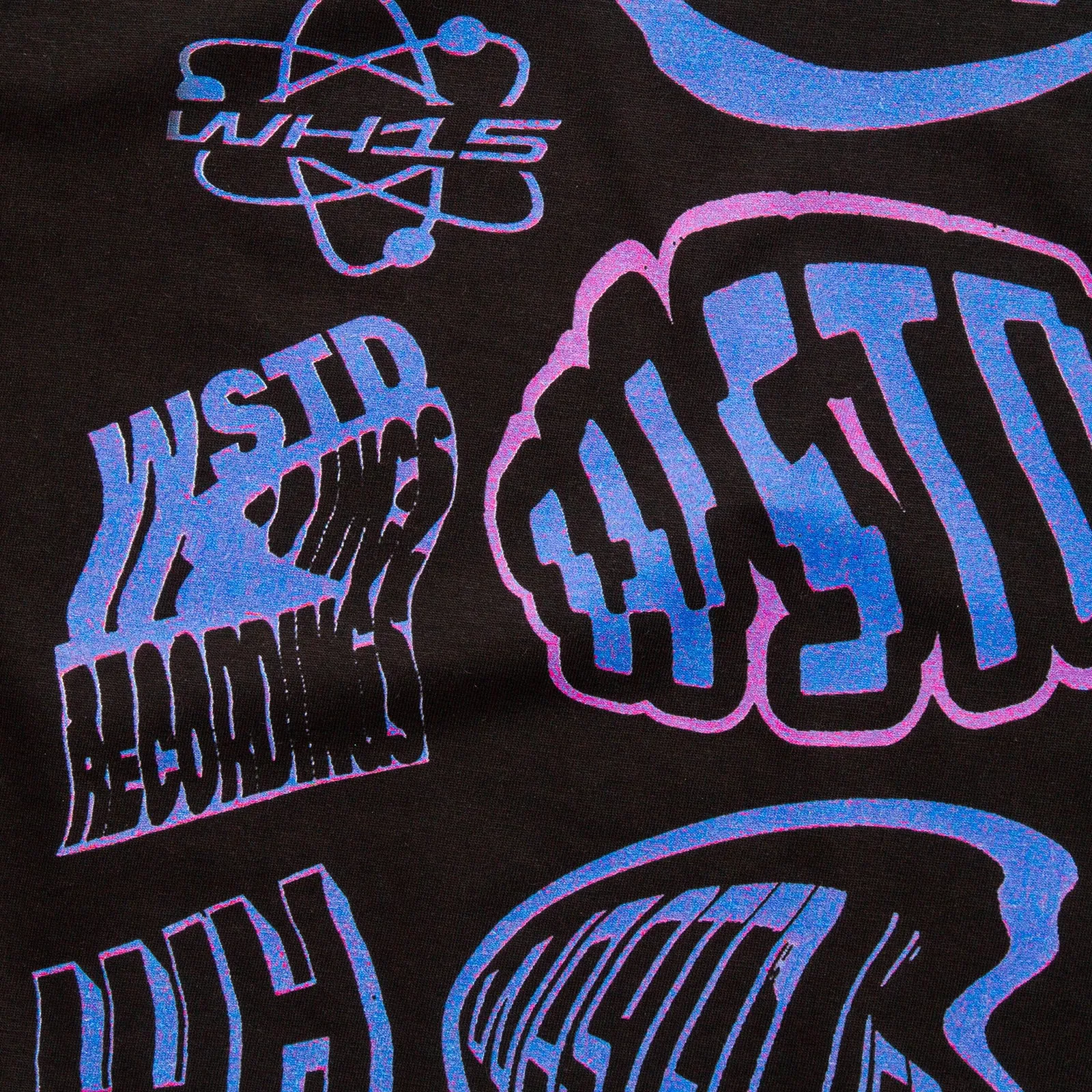 Liquid Logo Back Print - Tshirt - Black