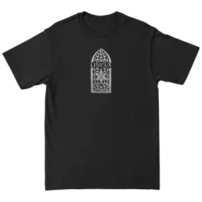 Lisieux “Church” Black Embroidered T-Shirt