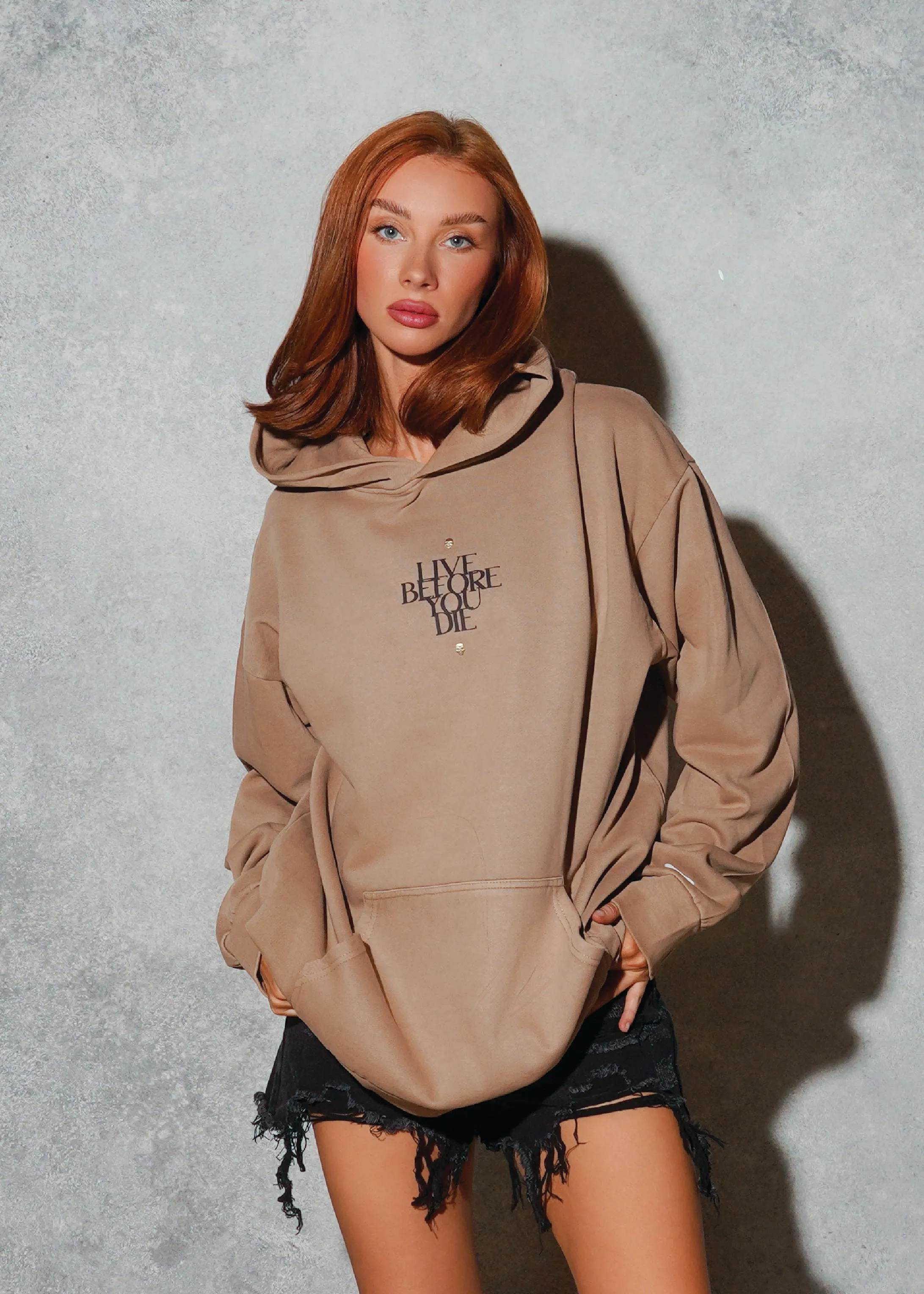LIVE BEFORE YOU DIE Women Heavyweight Hoodie