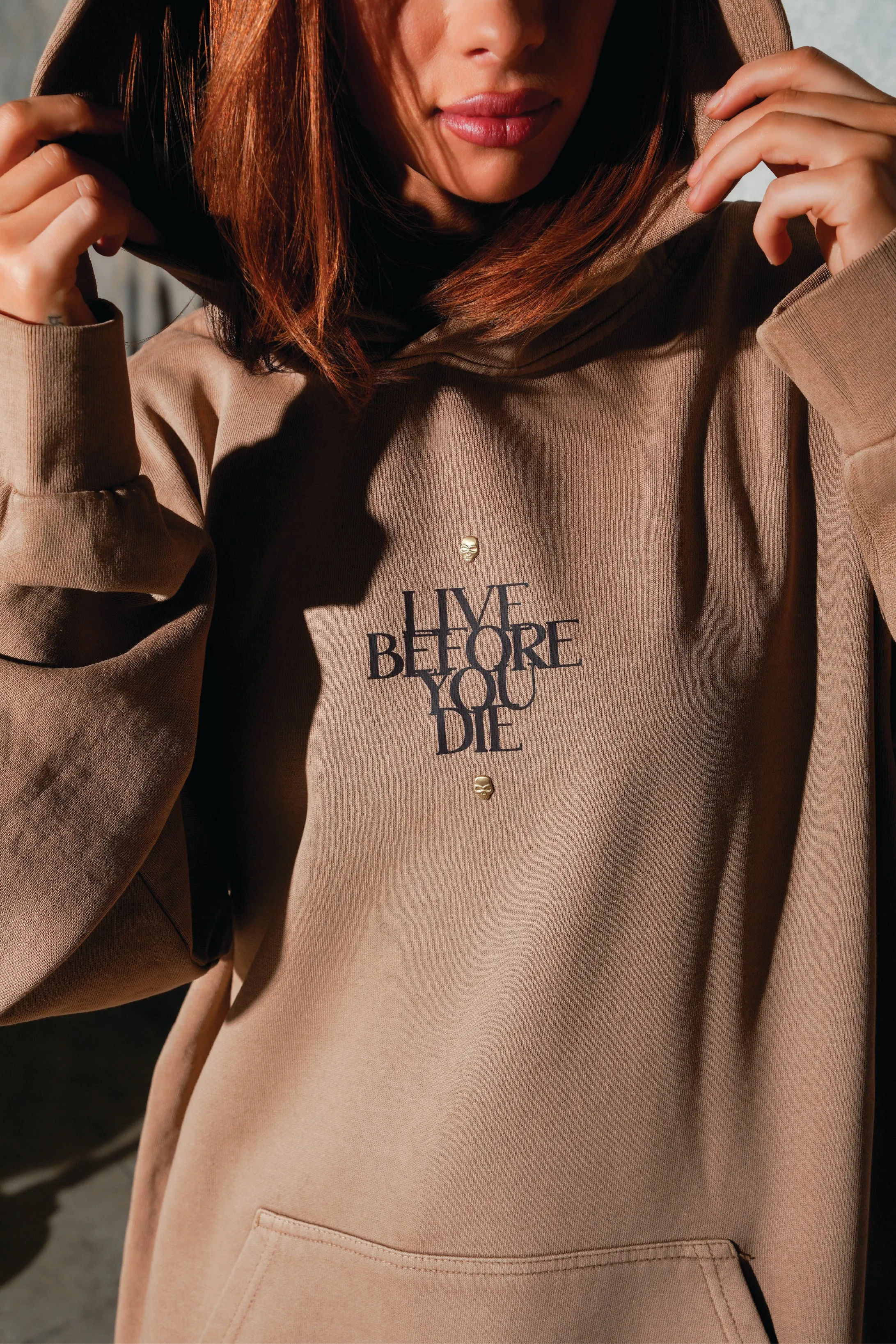 LIVE BEFORE YOU DIE Women Heavyweight Hoodie