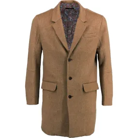 Mark Herringbone Camel Doublewool Jacket