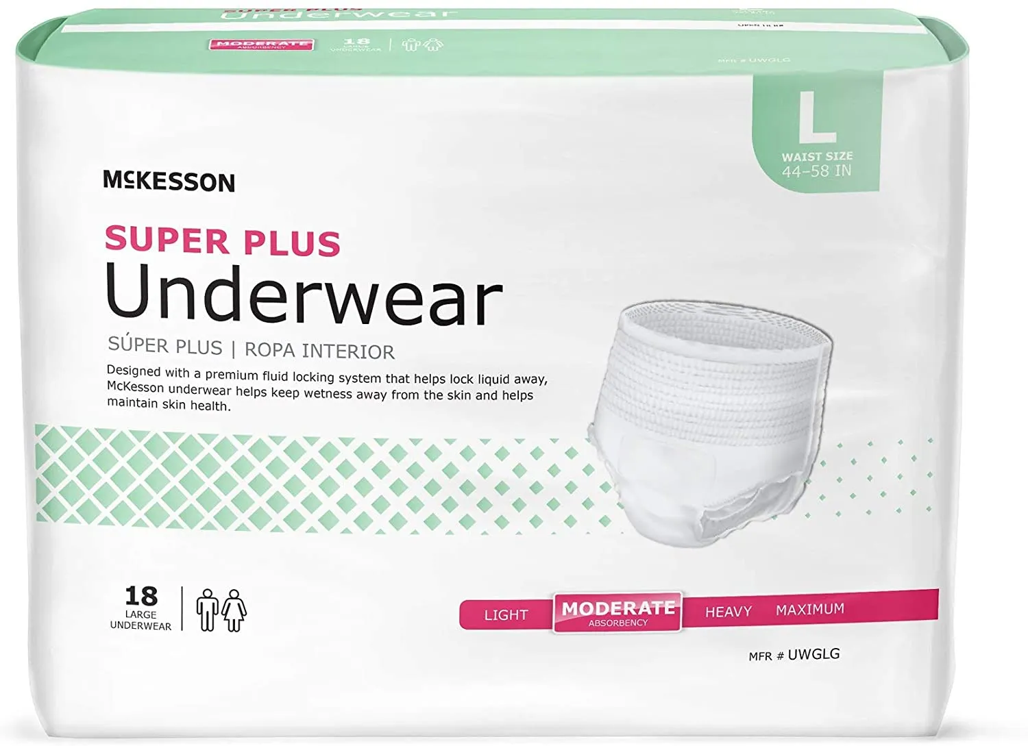 McKesson Super Plus Underwear