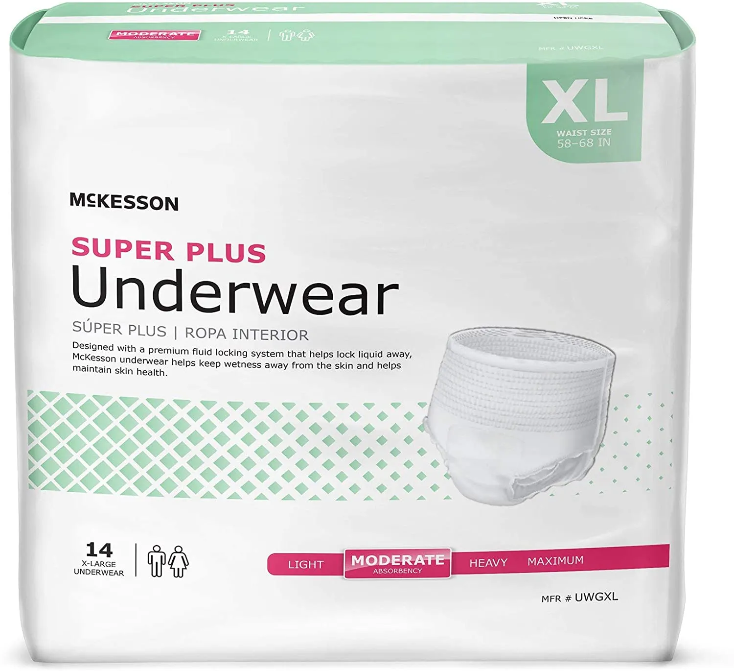 McKesson Super Plus Underwear
