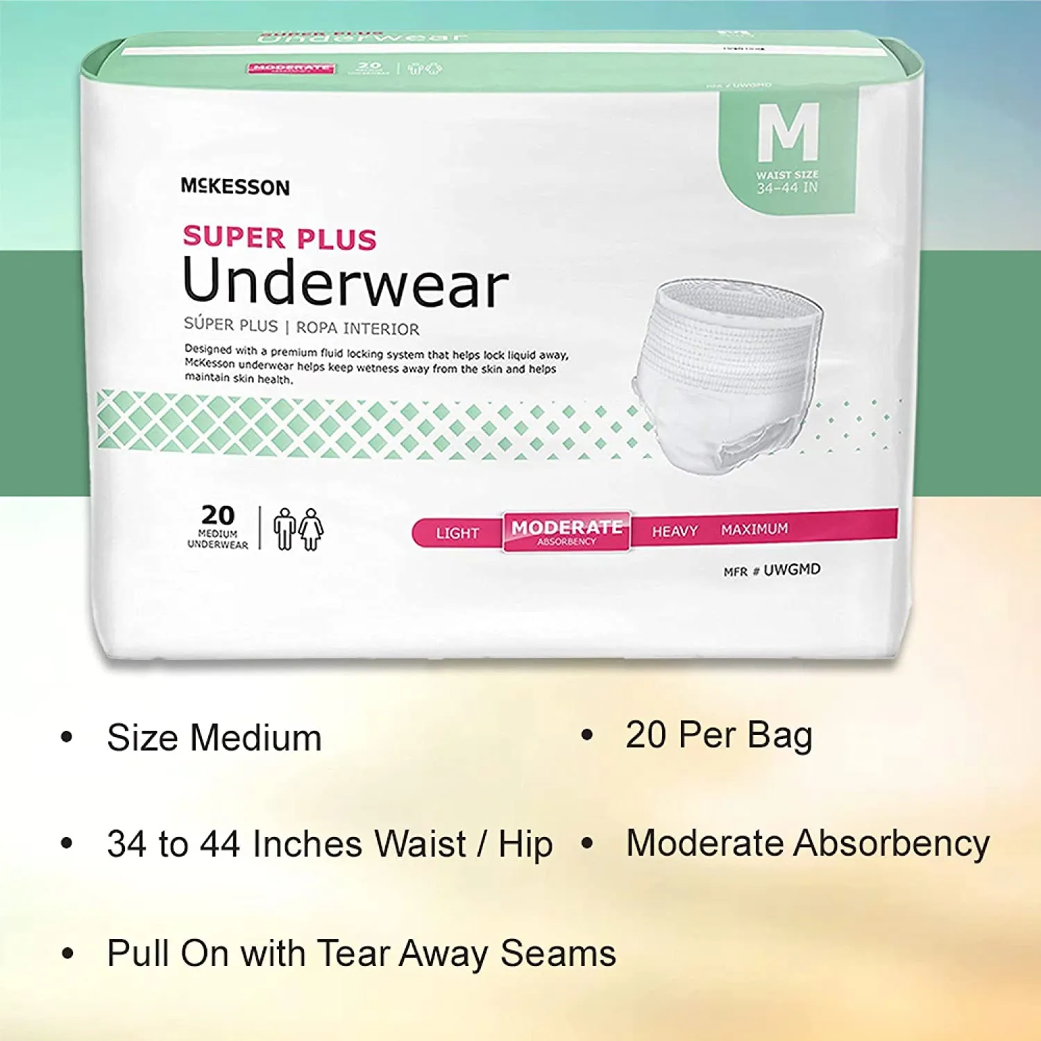 McKesson Super Plus Underwear
