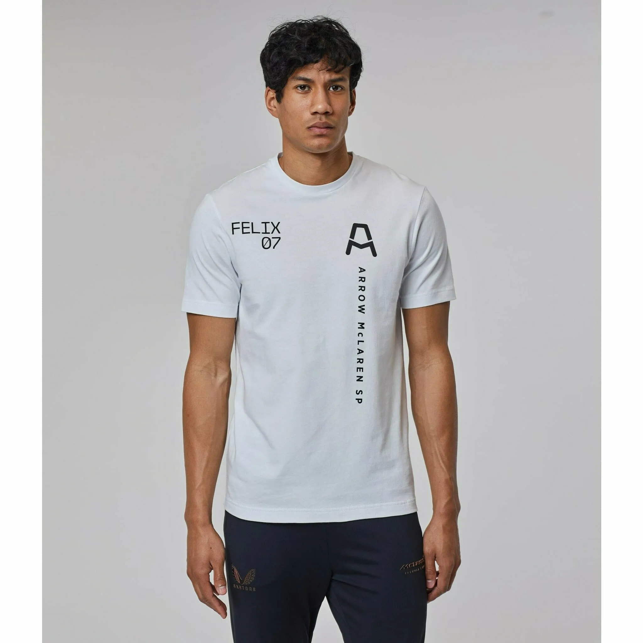 McLaren Indy Car Men's Felix Rosenqvist  #7 Driver T-Shirt - White