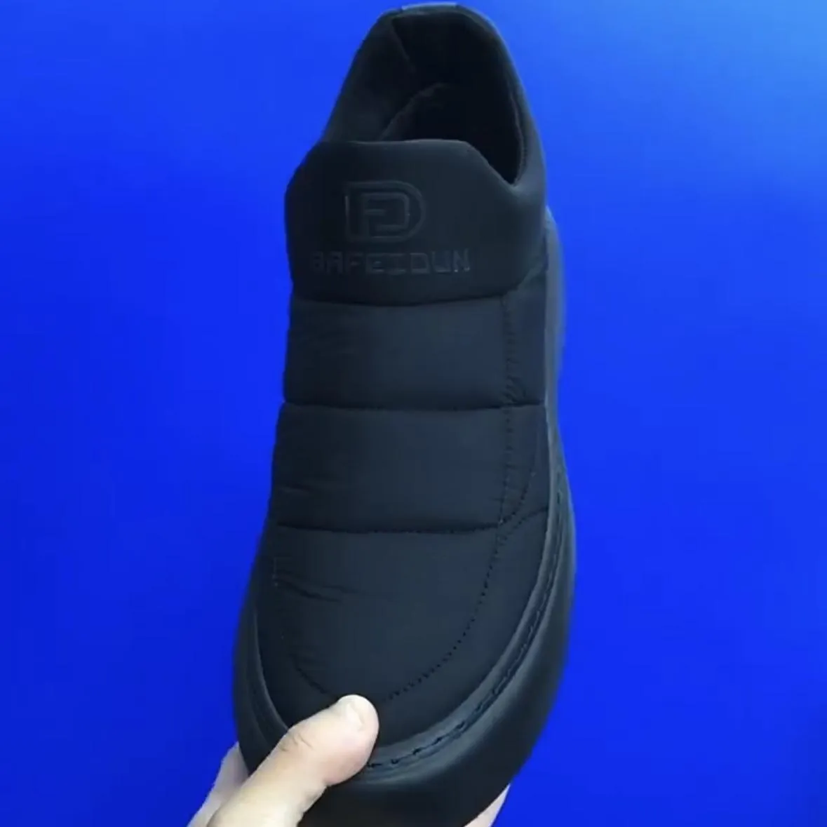 Men's Casual Fleece Thickened Warm Slip-on Shoes