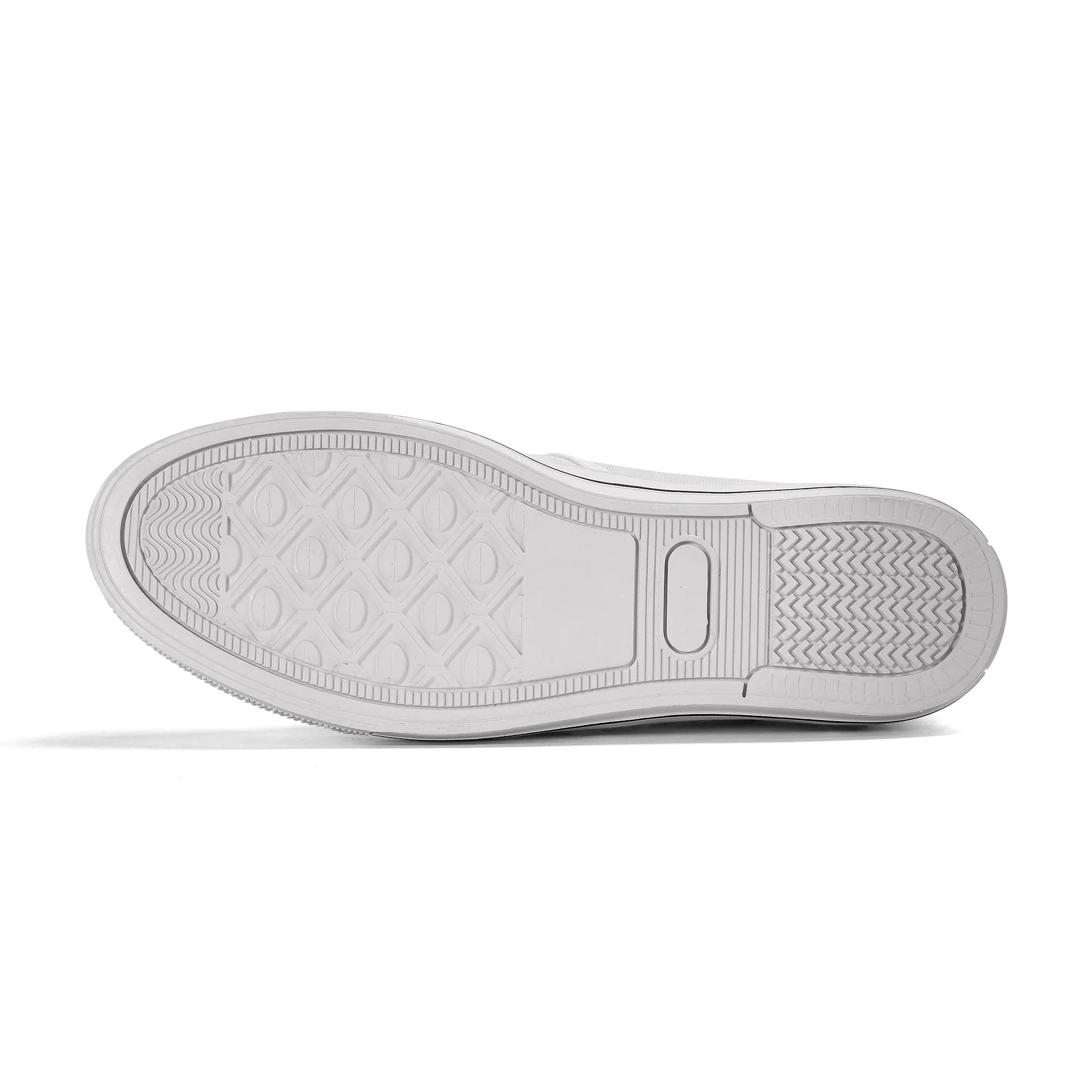 Mens Colorful Ornament Rubber Slip On Shoes
