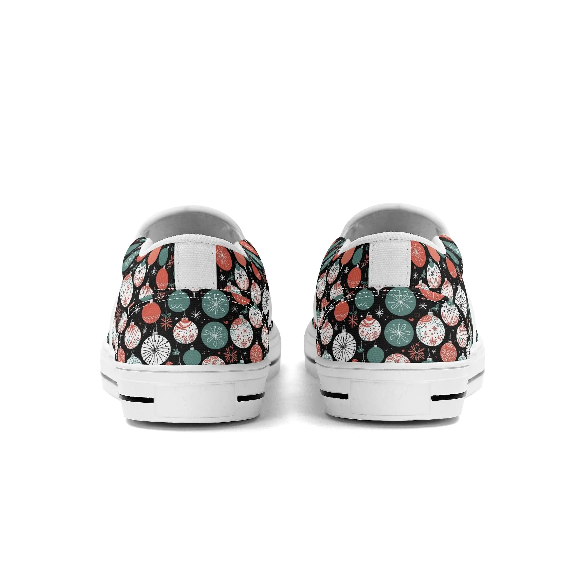 Mens Colorful Ornament Rubber Slip On Shoes