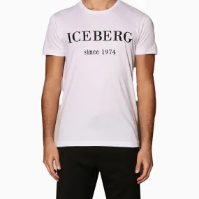 Men's Iceberg Logo Print T Shirt