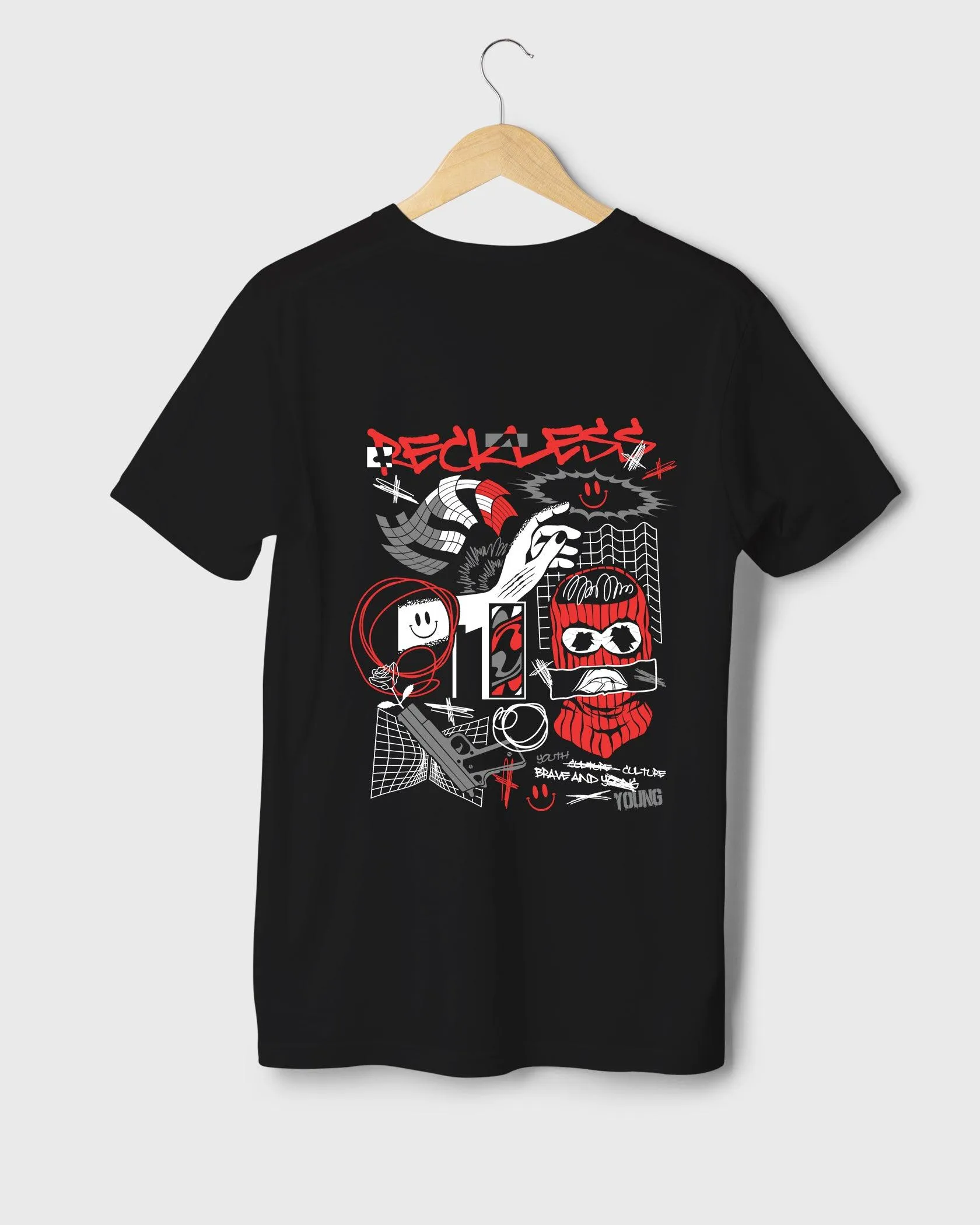 Mens Regular Tshirt Funky Funky Peace