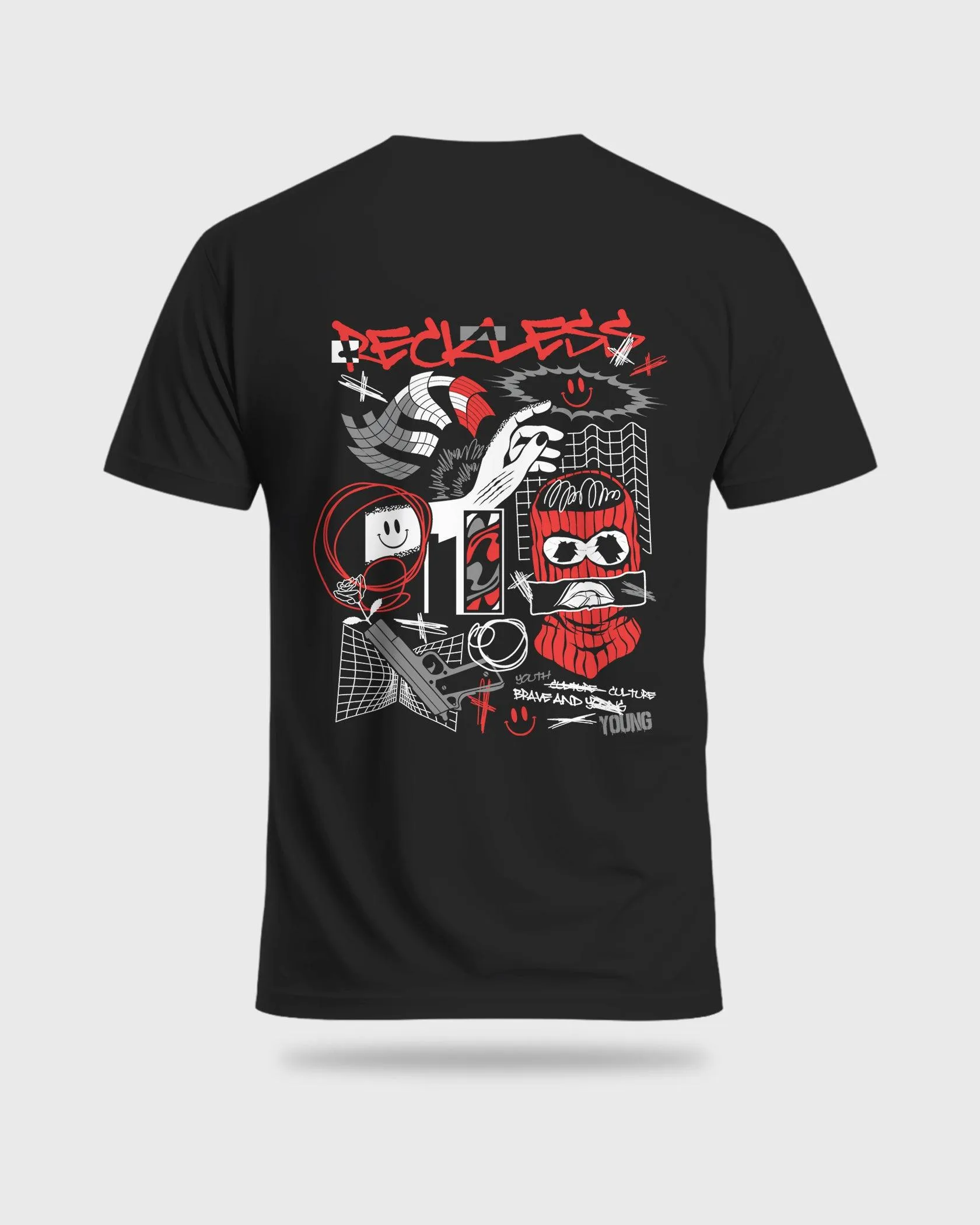 Mens Regular Tshirt Funky Funky Peace