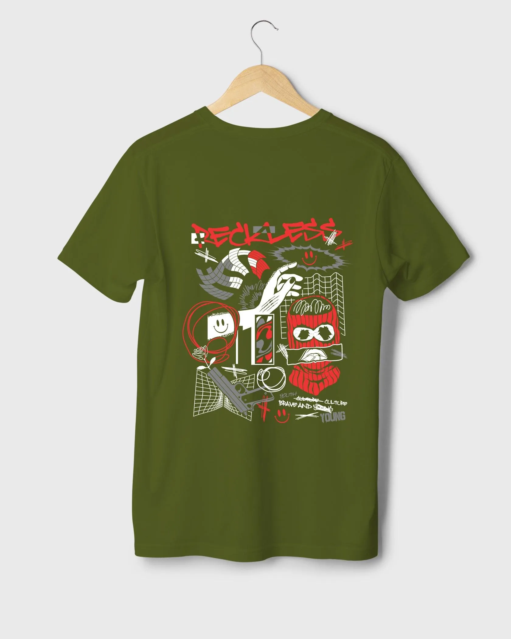 Mens Regular Tshirt Funky Funky Peace