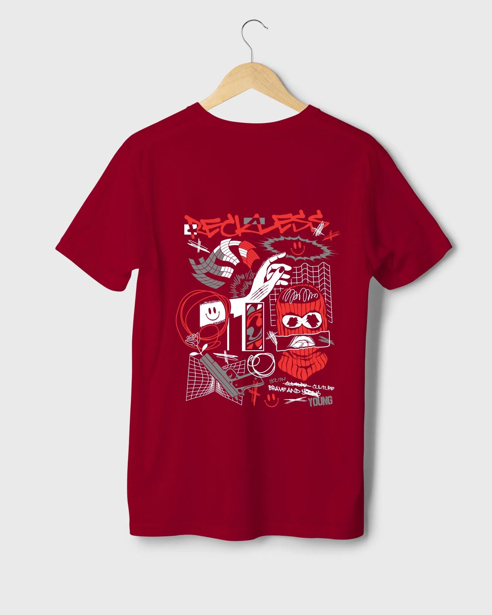 Mens Regular Tshirt Funky Funky Peace
