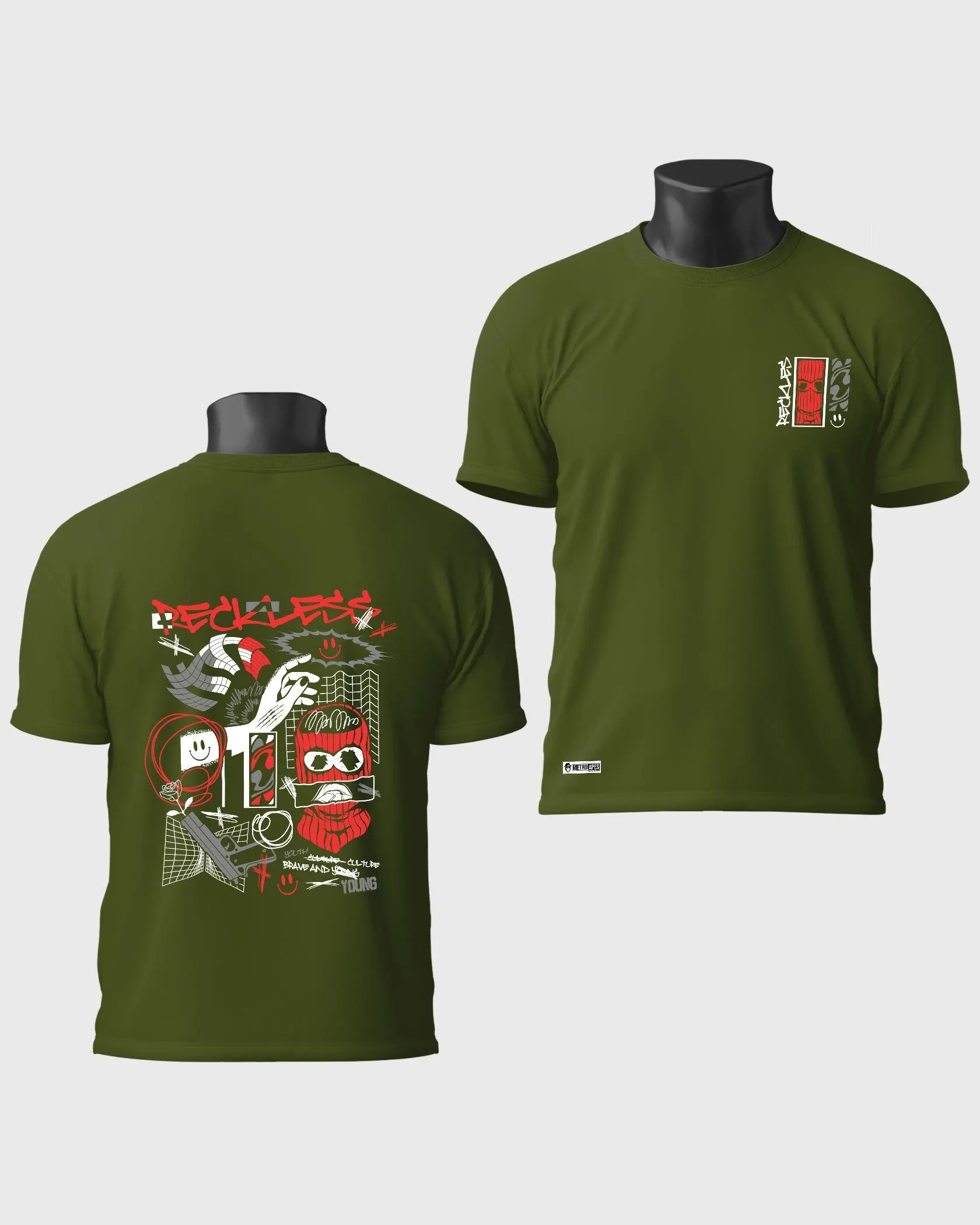 Mens Regular Tshirt Funky Funky Peace