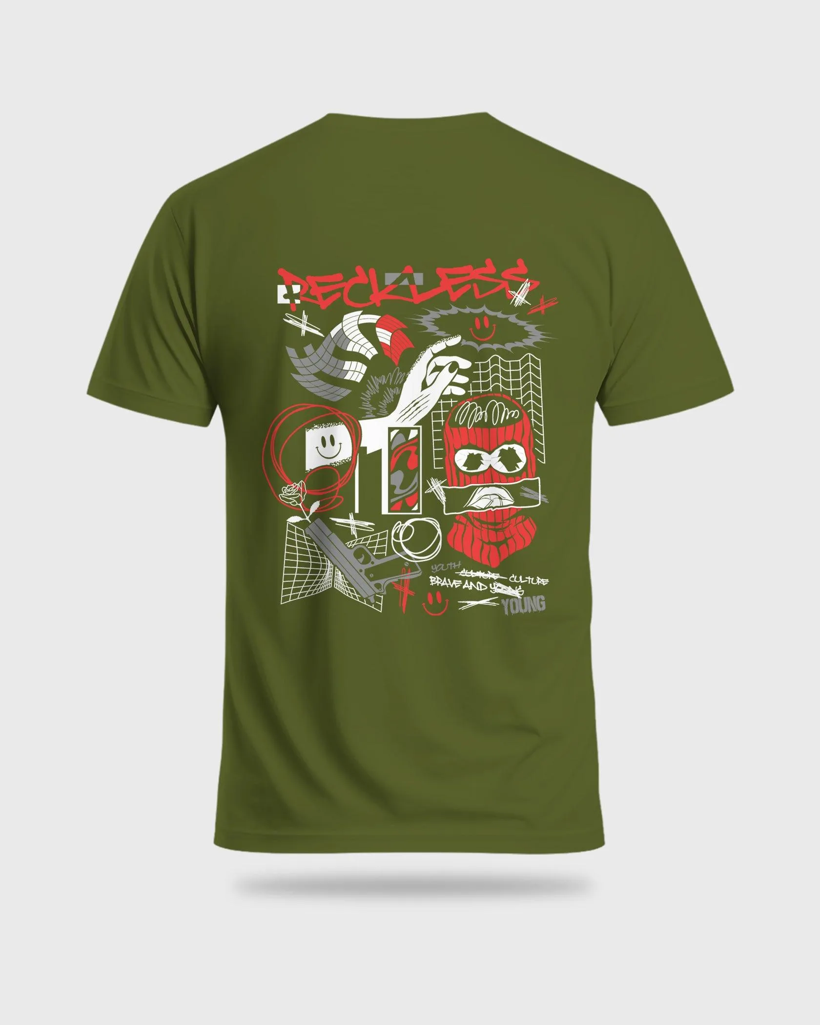 Mens Regular Tshirt Funky Funky Peace