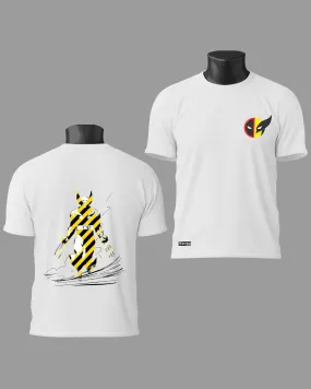 Mens Regular Tshirt Movies & Series Deep Pool Vs Wolverine