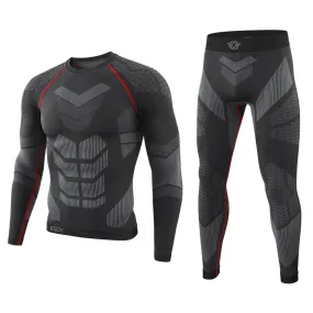 Men's Ski Fitness Underwear Tactical Sports Shapewear Set