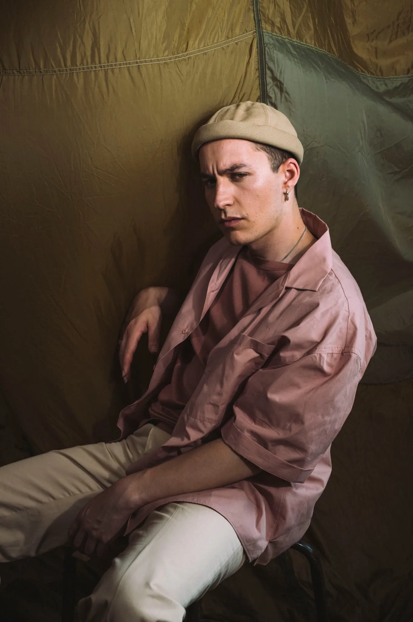 MIKI DOCKER HAT MOLESKINE BEIGE