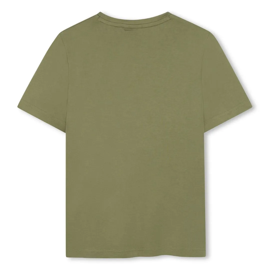 Olive Green Large Logo T-Shirt