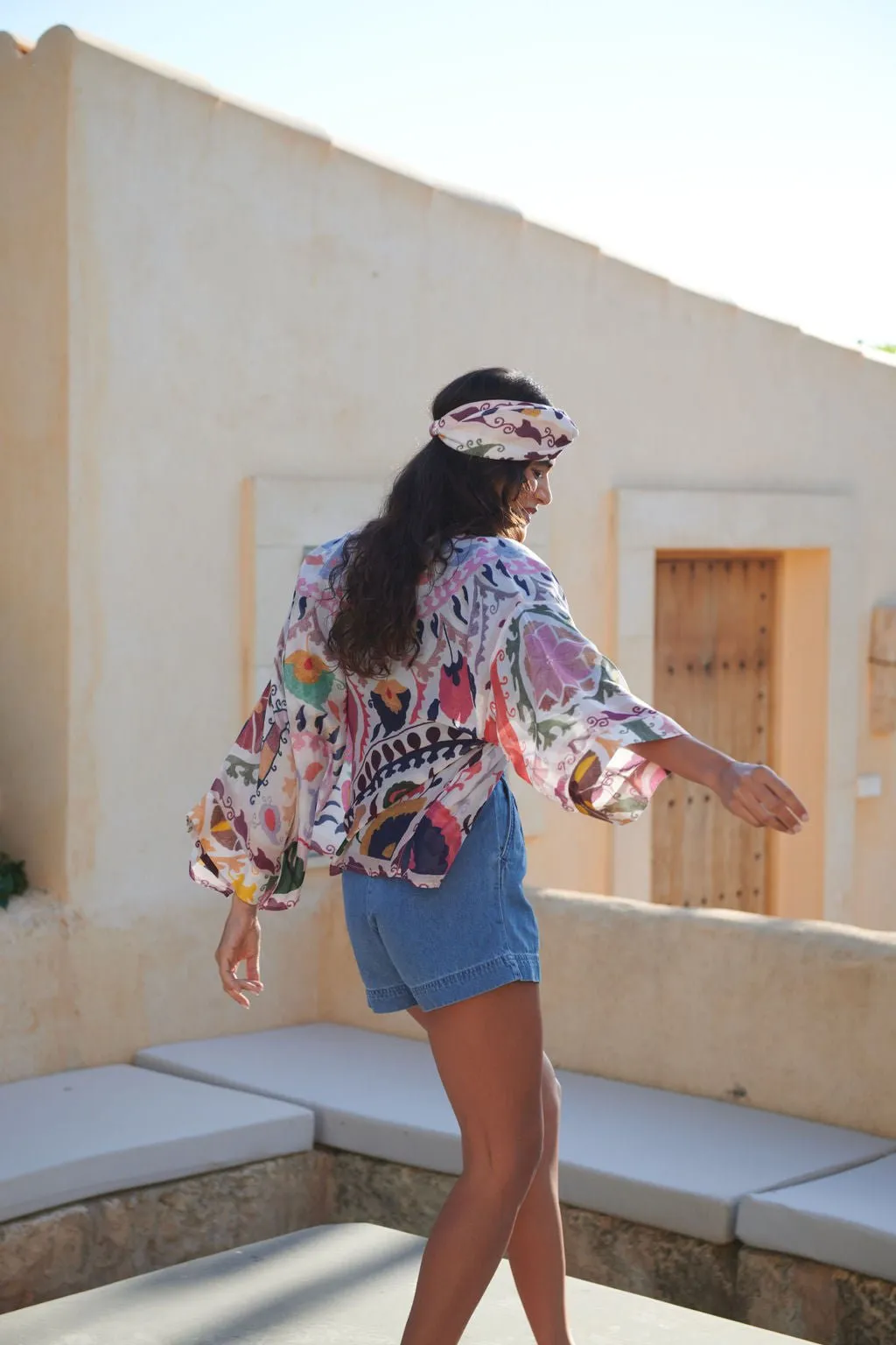 One Hundred Stars Susani Pink Kimono