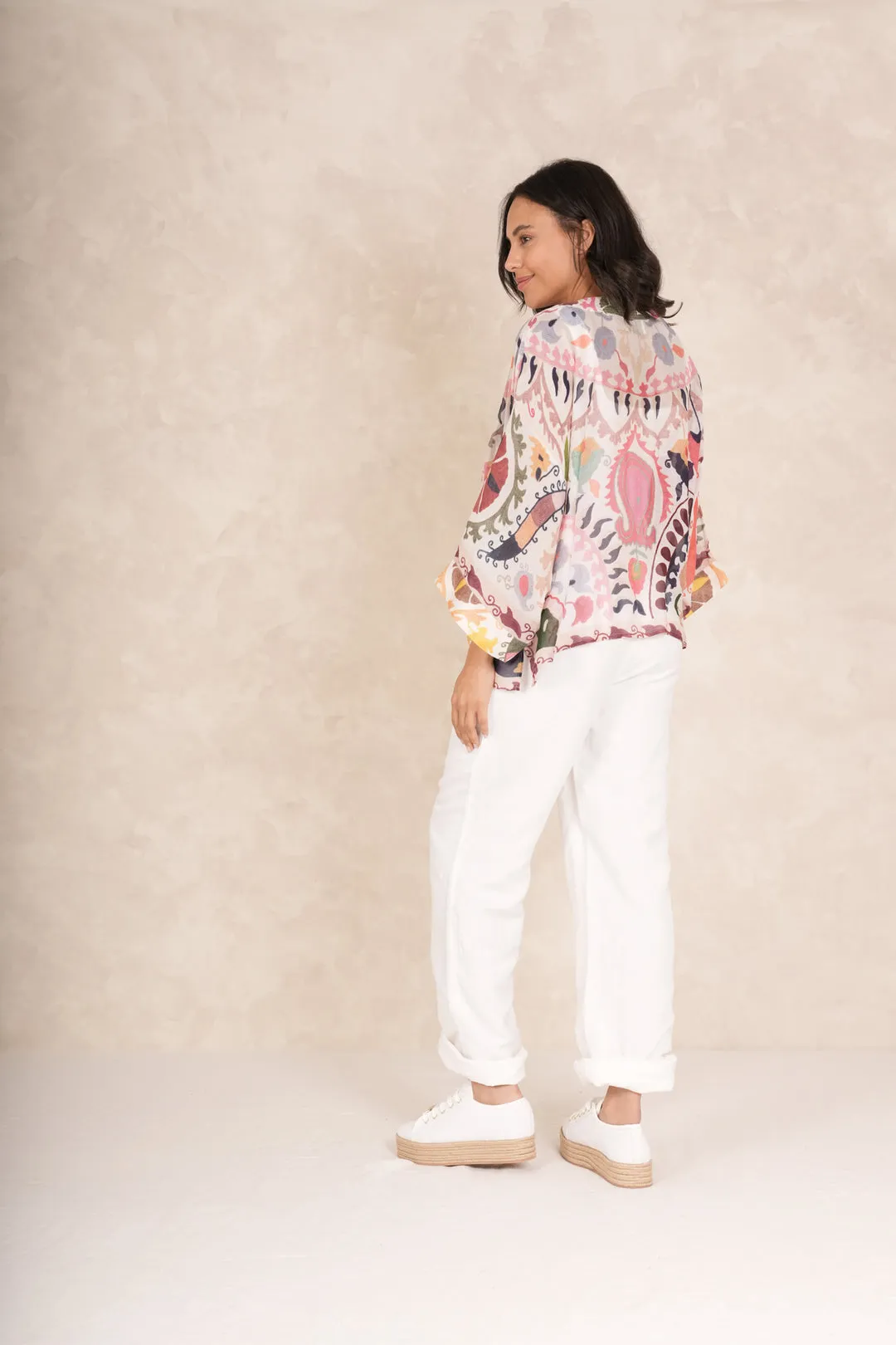One Hundred Stars Susani Pink Kimono