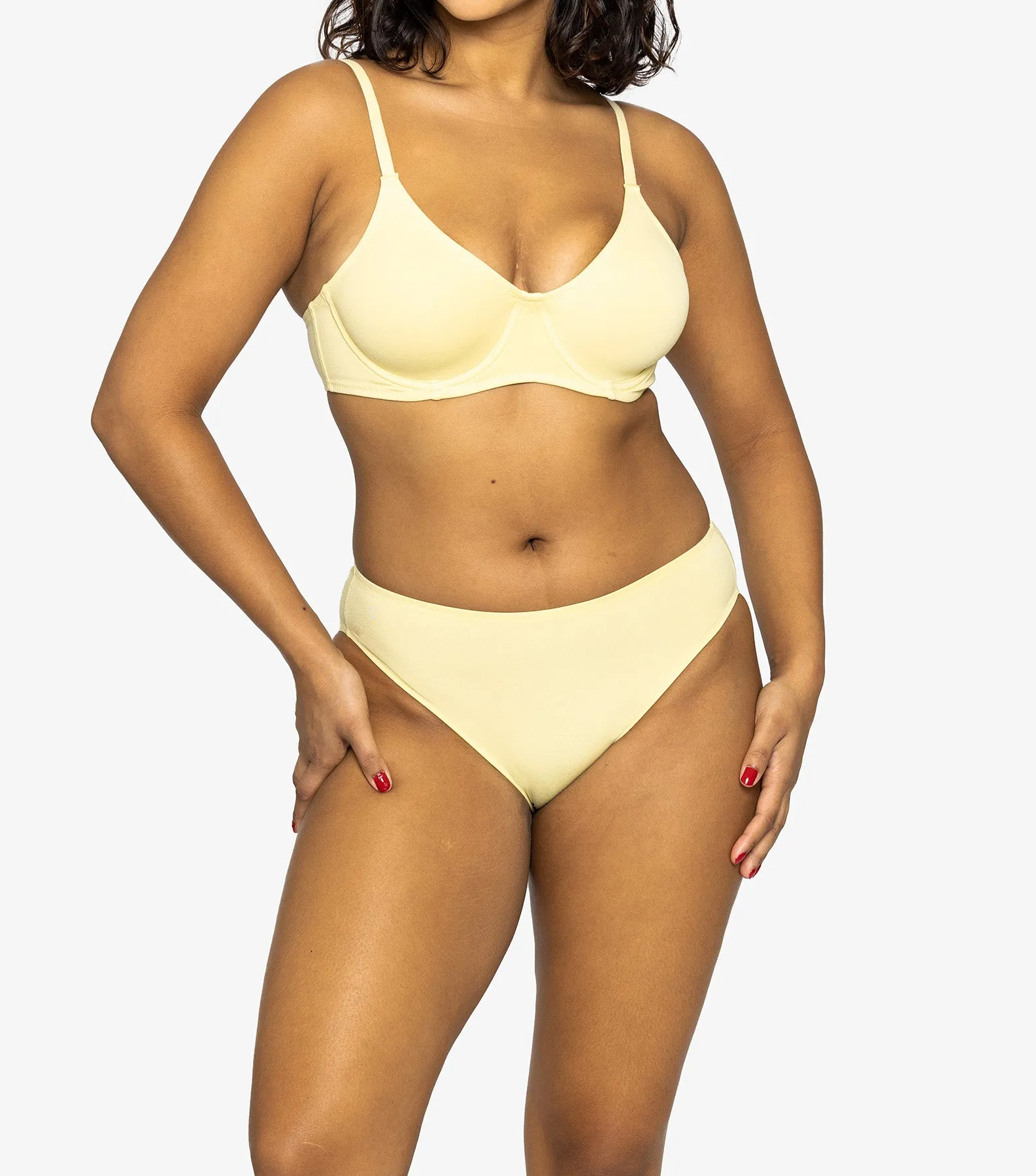 Organic Hipster Brief - Lemon