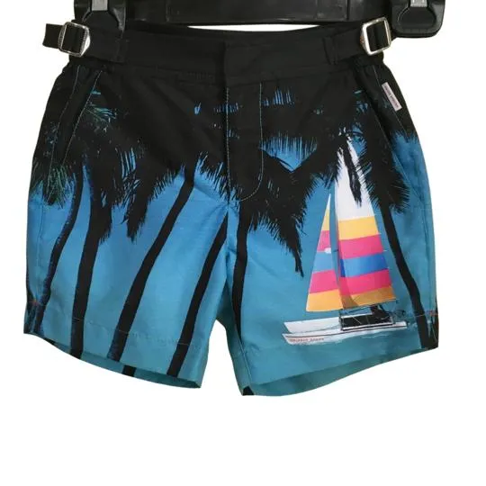 Orlebar Brown Boys Swimsuits Short Pants Blue Ligth Size 6 Years Funny