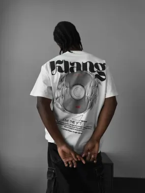 Oversize "Klang" T-Shirt - Ecru