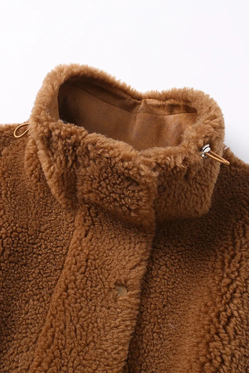 Oversized Faux Shearling Teddy Sherpa Vest
