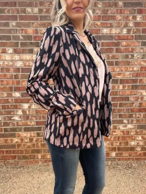 Paint Me A Fashionista Corduroy Blazer