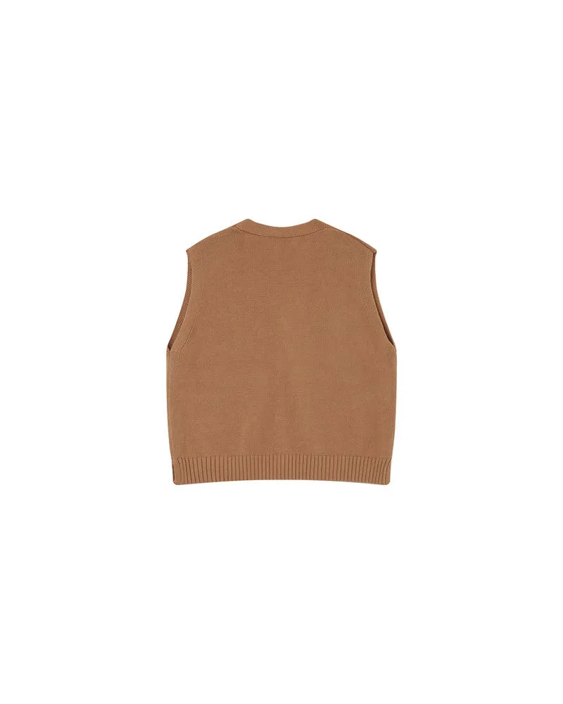 Pancake Knitted Vest